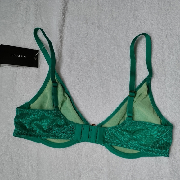 🆕Natori | Lynx Underwire Teal Bra Size 32B - Picture 7 of 15